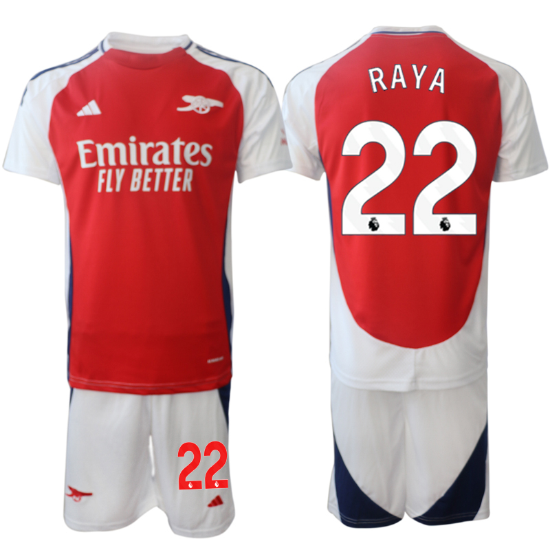 Men 2024-2025 Club Arsenal home Red 22 Soccer Jersey